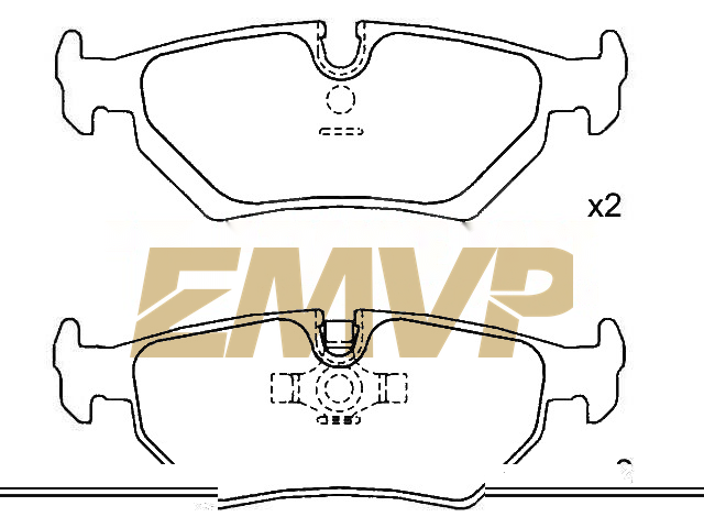 TY1737 Brake Pad Set