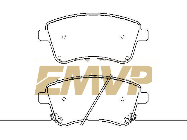 TY6938 Brake Pad Set