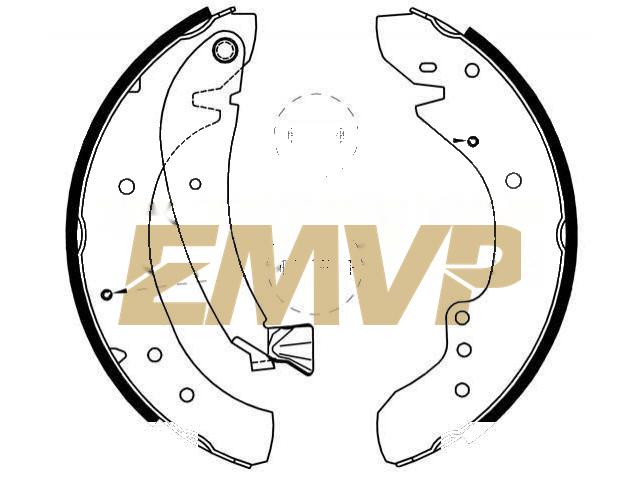 TY5848 Brake Shoe Set