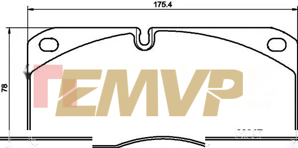 TY3865 Brake Pad for CV & Heavy Duty WVA 29067
