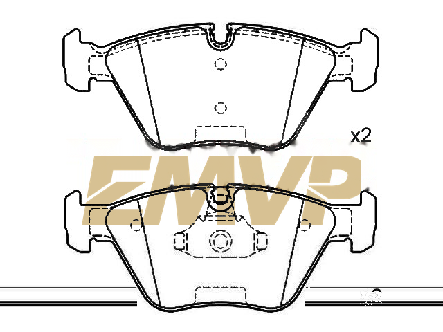 TY8986 Brake Pad Set