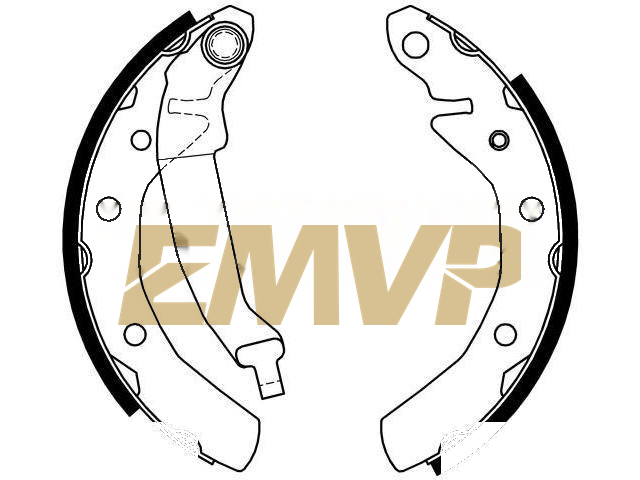 TY7554 Brake Shoe Set