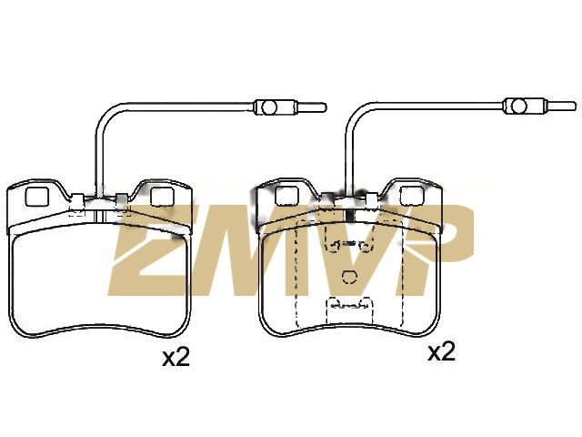 TY8166 Brake Pad Set