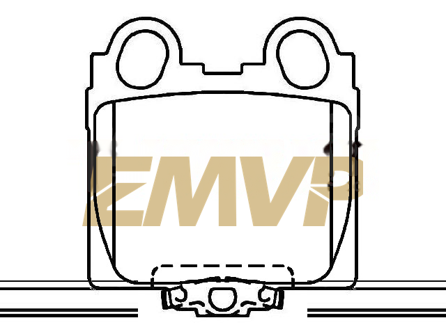 TY6686 Brake Pad Set