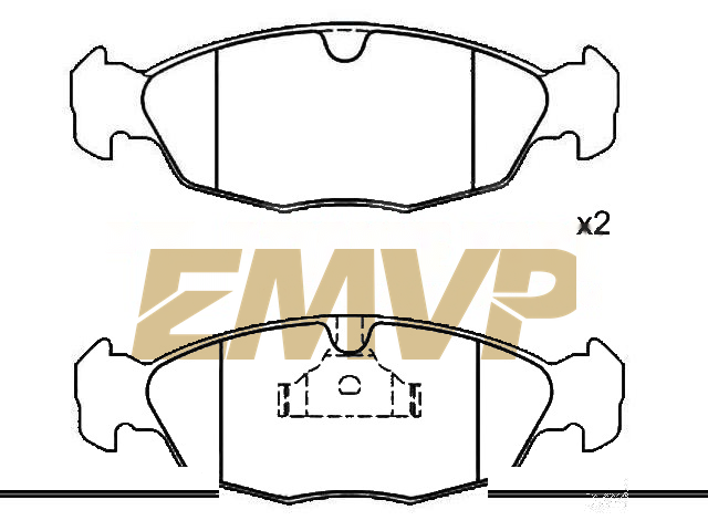 TY7545 Brake Pad Set