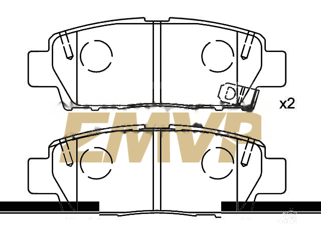 TY6149 Brake Pad Set