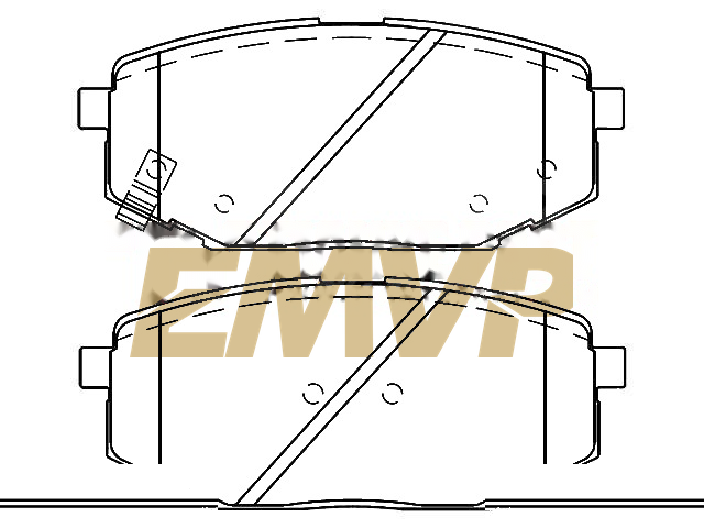 TY5004 Brake Pad Set