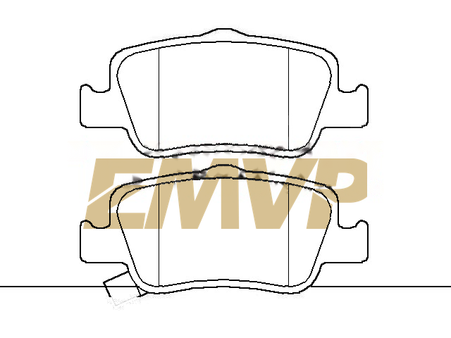 TY0824 Brake Pad Set