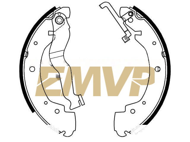 TY9318 Brake Shoe Set