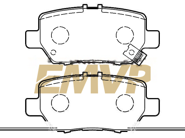 TY0786 Brake Pad Set