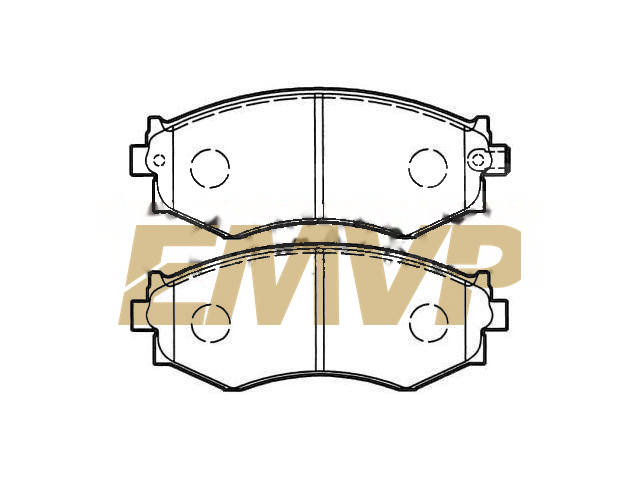 TY7411 Brake Pad Set