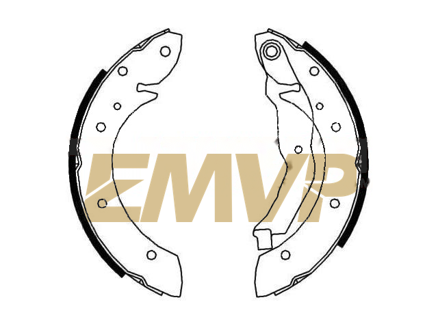 TY1360 Brake Shoe Set