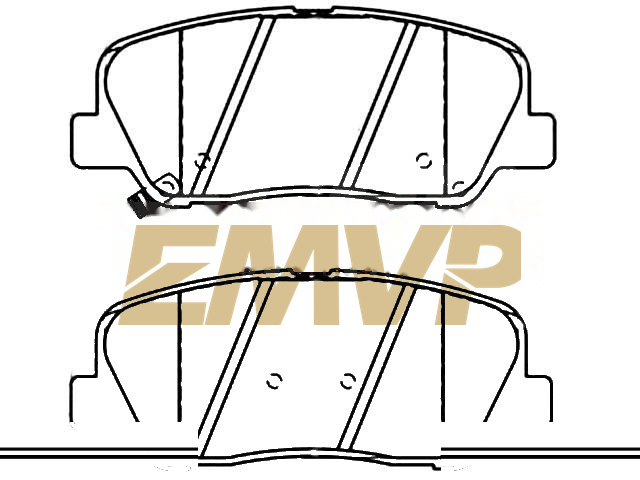 TY3805 Brake Pad Set