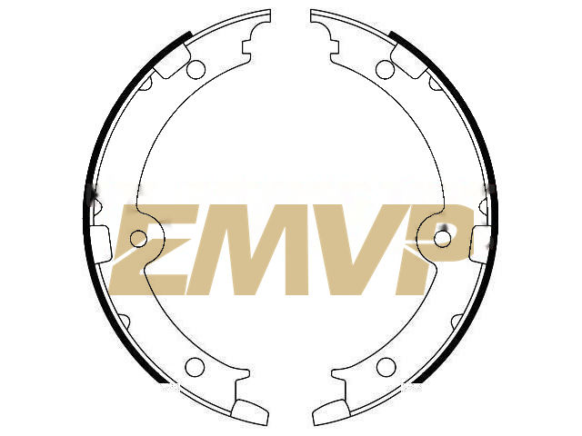TY9592 Brake Shoe Set