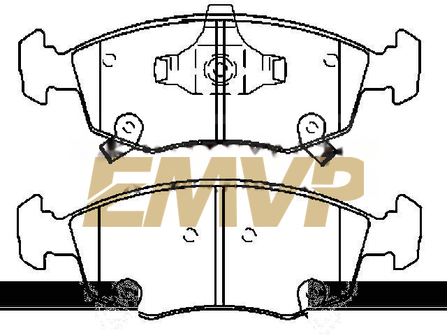 TY7640 Brake Pad Set