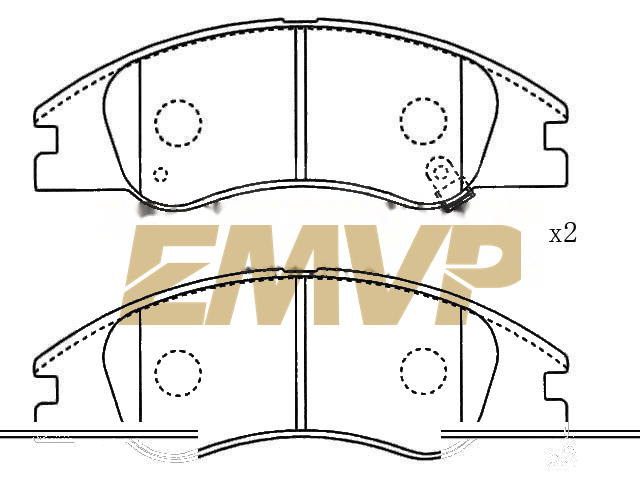 TY9799 Brake Pad Set