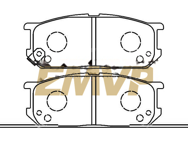 TY5396 Brake Pad Set