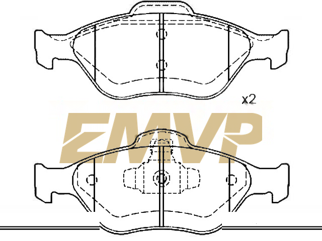 TY5818 Brake Pad Set