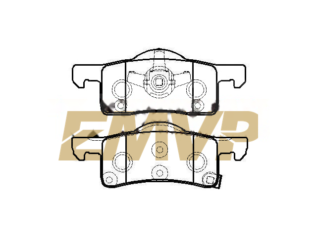 TY2644 Brake Pad Set