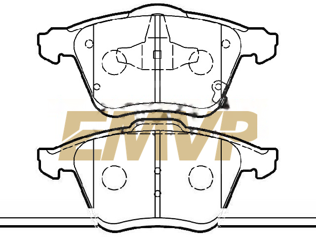 TY0308 Brake Pad Set