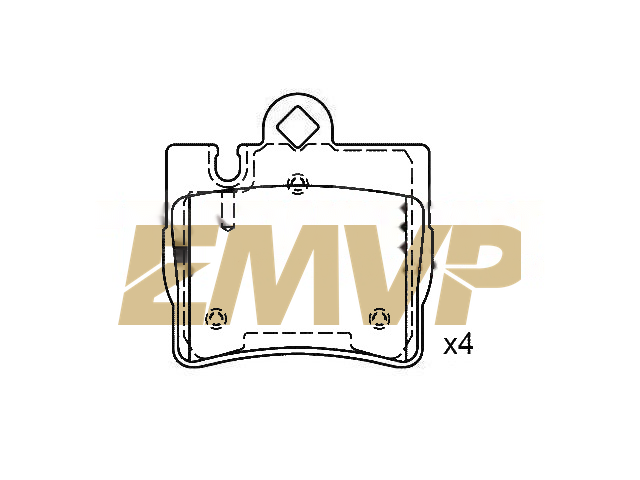 TY5911 Brake Pad Set