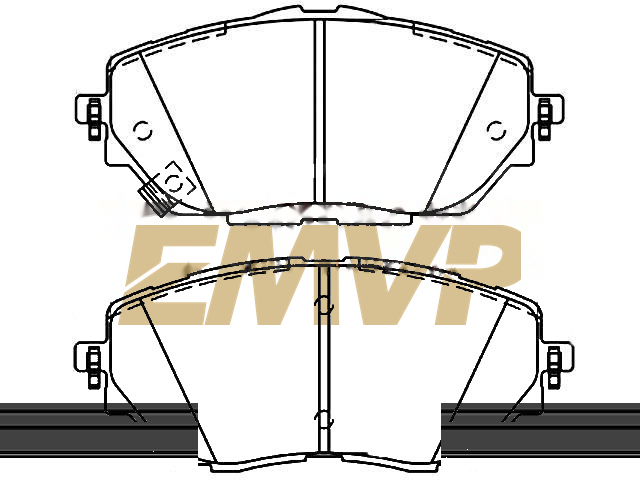 TY8730 Brake Pad Set