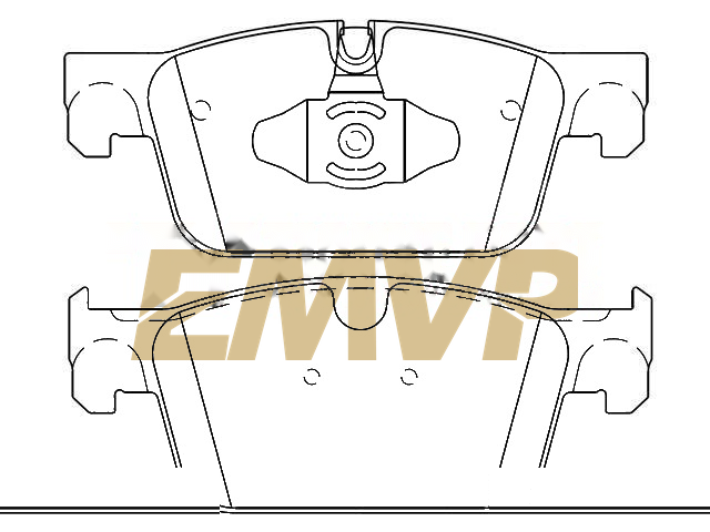 TY9208 Brake Pad Set