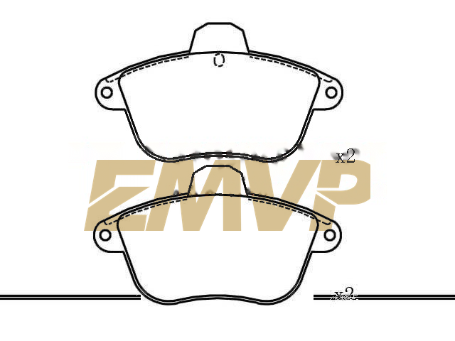 TY5931 Brake Pad Set