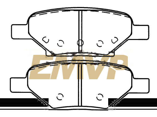 TY0298 Brake Pad Set