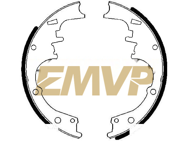 TY2449 Brake Shoe Set