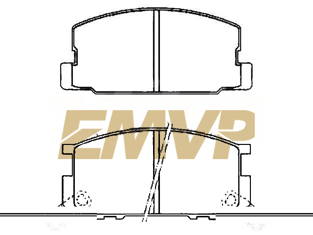 TY2289 Brake Pad Set