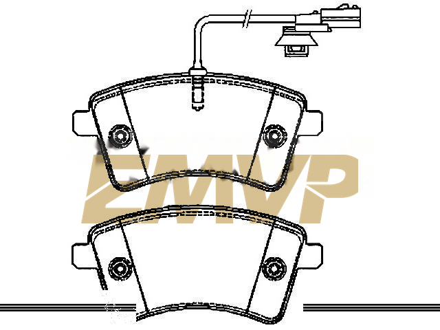 TY5940 Brake Pad Set