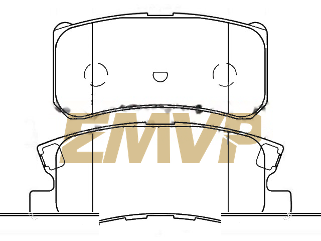 TY0168 Brake Pad Set