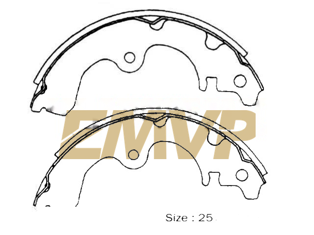 TY5295 Brake Shoe Set