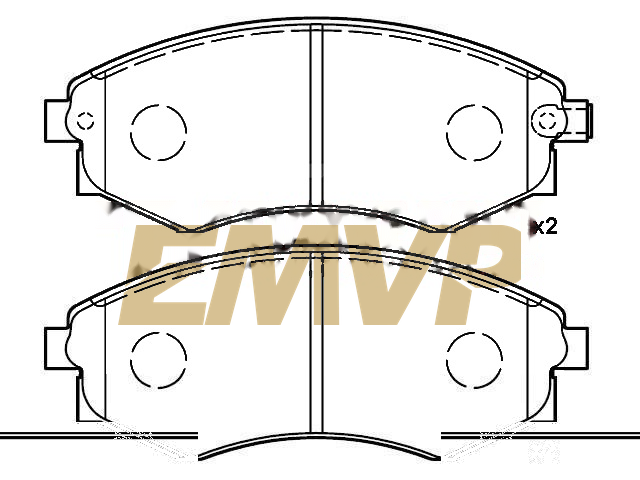 TY4154 Brake Pad Set