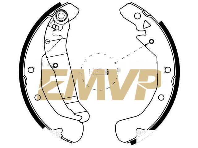 TY0594 Brake Shoe Set
