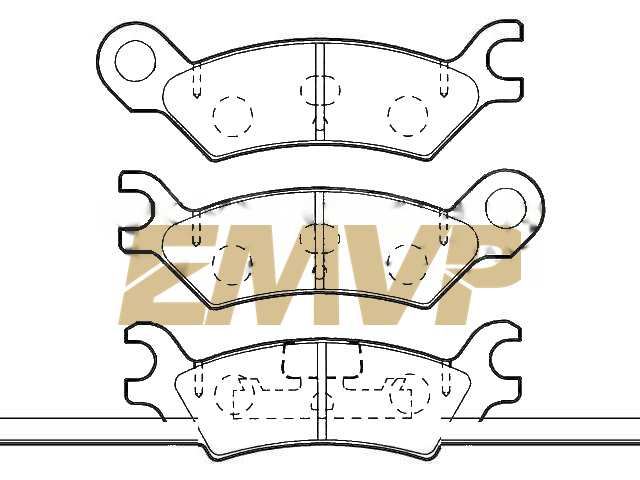 TY9843 Brake Pad Set