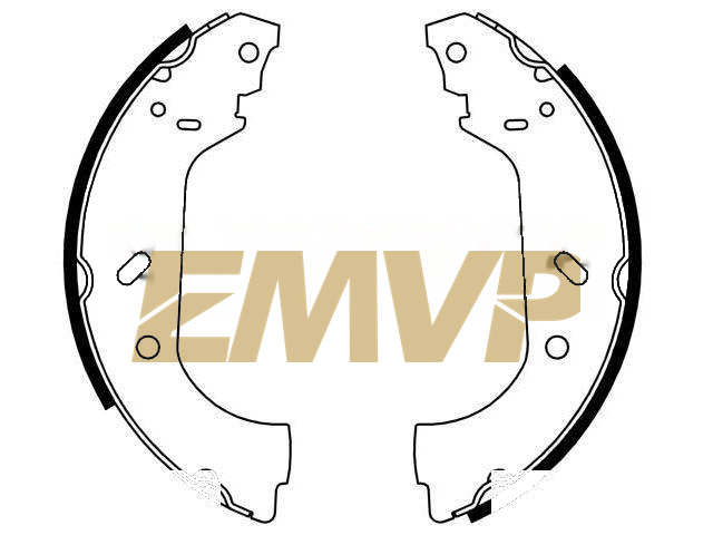 TY4863 Brake Shoe Set