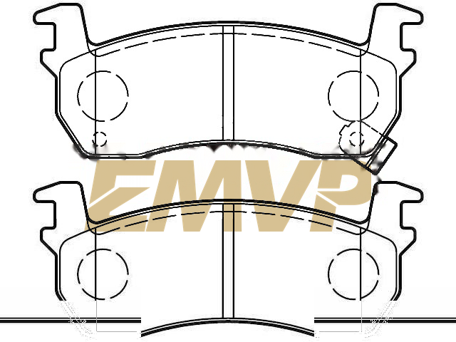 TY7957 Brake Pad Set
