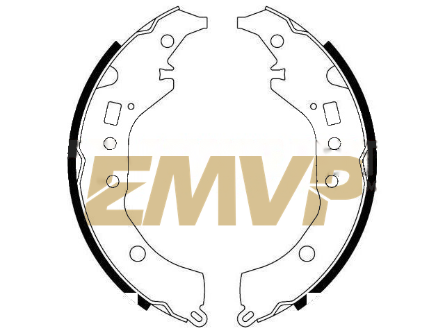 TY0578 Brake Shoe Set