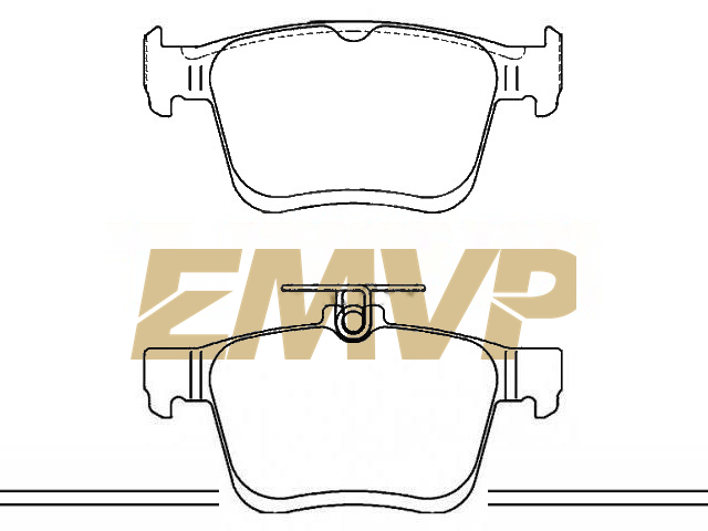 TY6564 Brake Pad Set