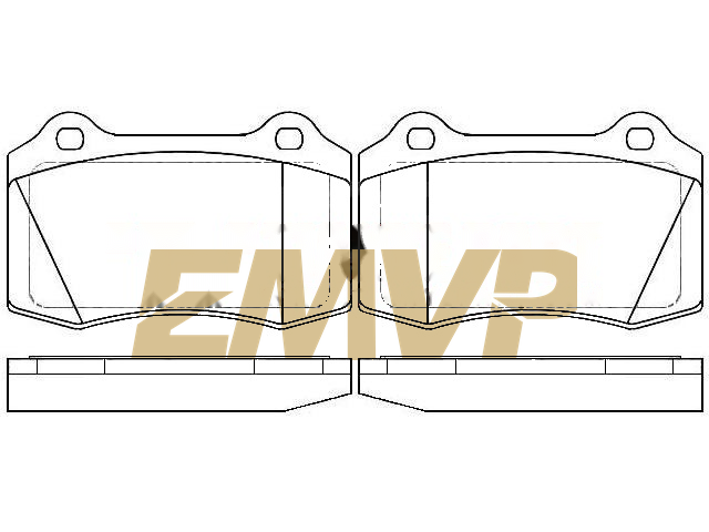 TY2492 Brake Pad Set