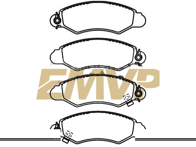 TY0732 Brake Pad Set