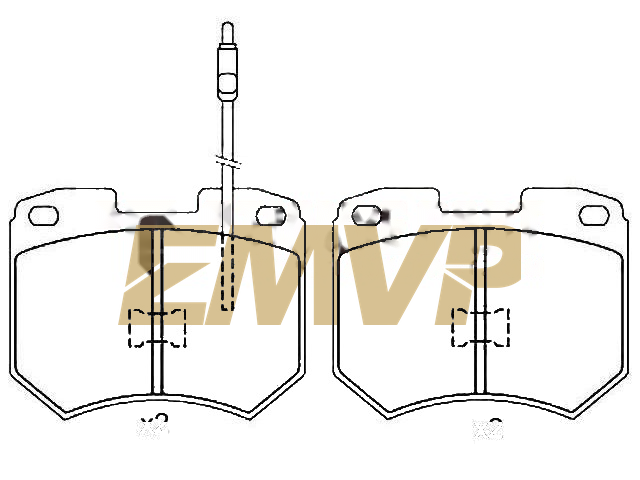 TY5165 Brake Pad Set