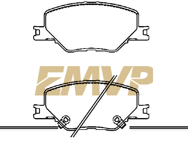 TY0158 Brake Pad Set