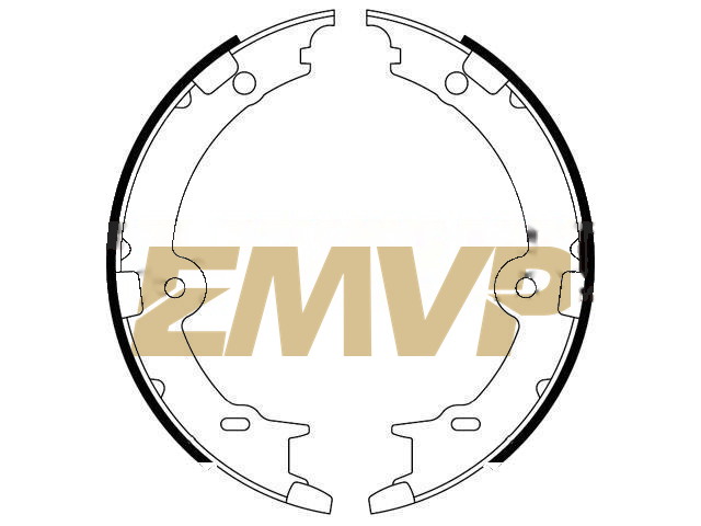 TY4673 Brake Shoe Set