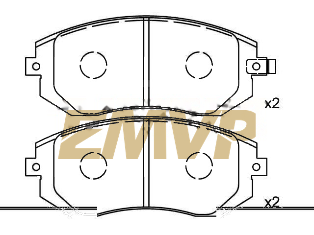 TY5581 Brake Pad Set