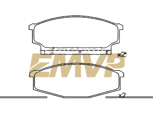 TY3138 Brake Pad Set