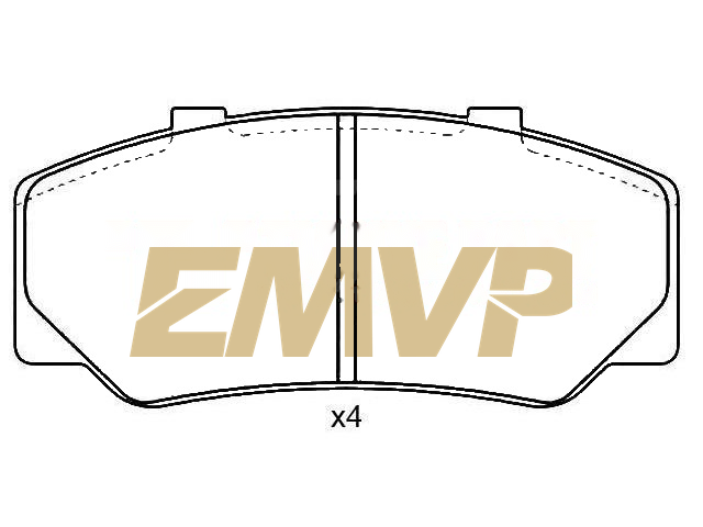 TY2744 Brake Pad Set