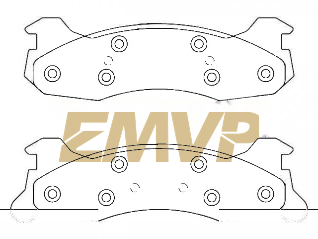 TY0883 Brake Pad Set